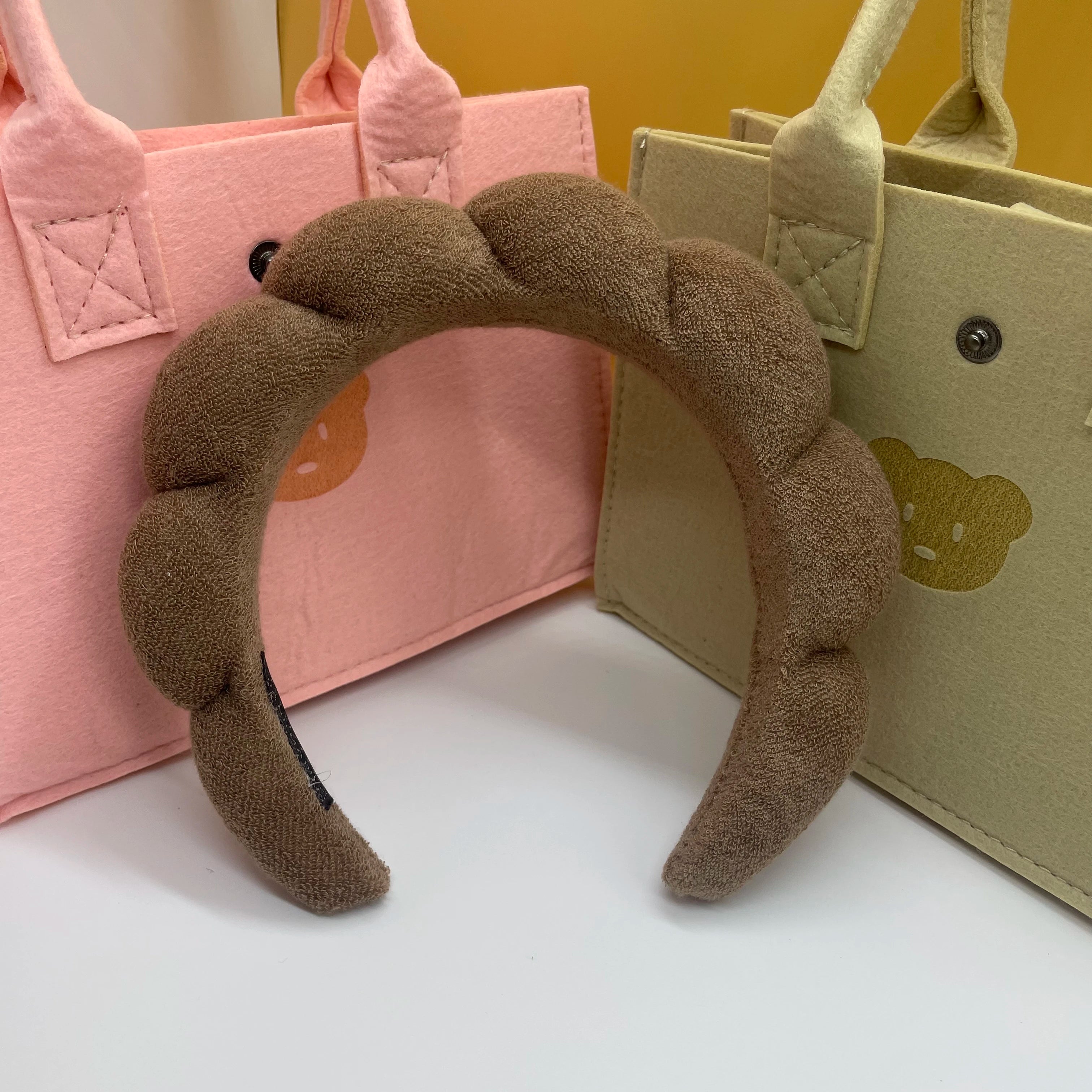 Fashion Microfiber Puffy Spa Bubble Headband for Washing Face / Makeup / Shower / Skincare