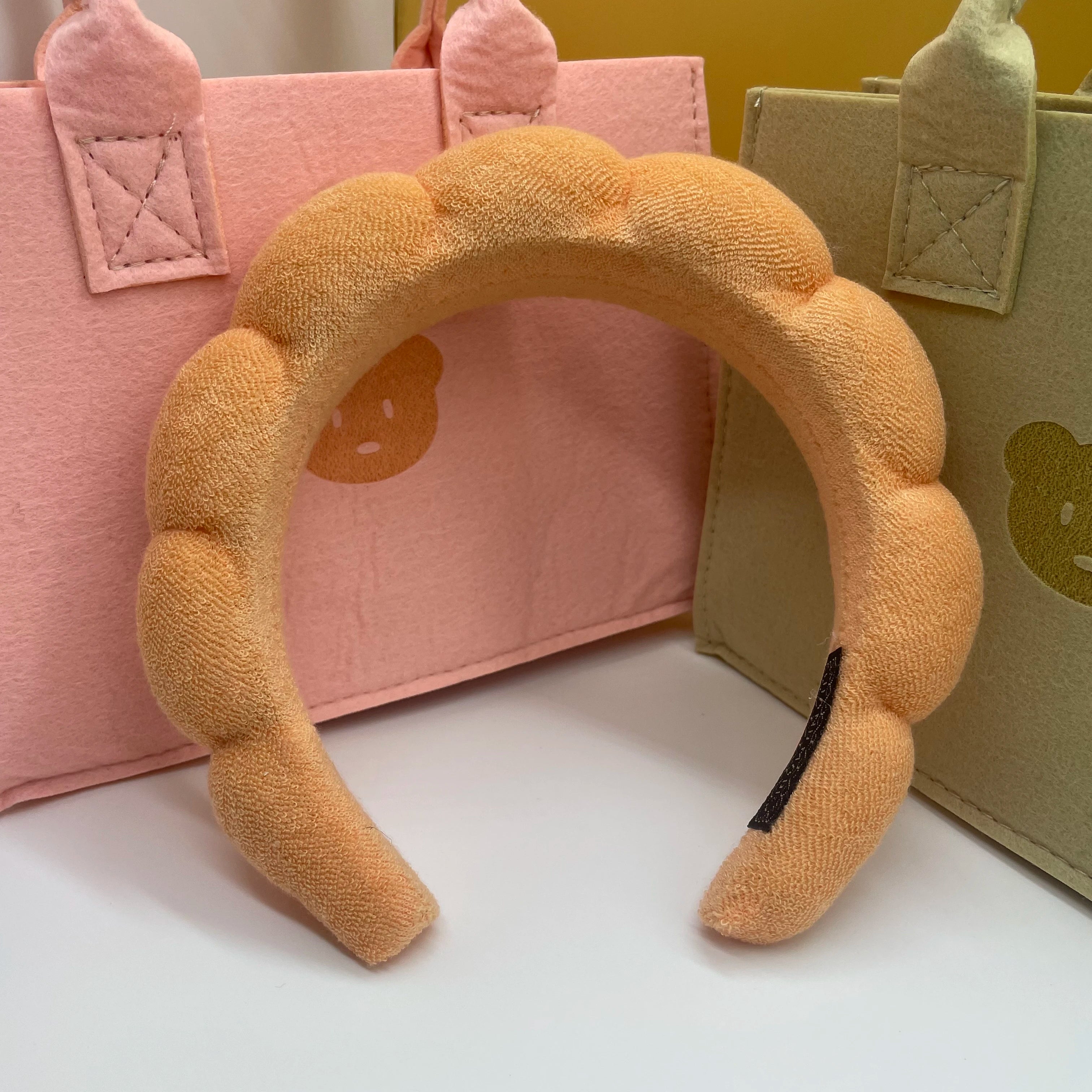 Fashion Microfiber Puffy Spa Bubble Headband for Washing Face / Makeup / Shower / Skincare