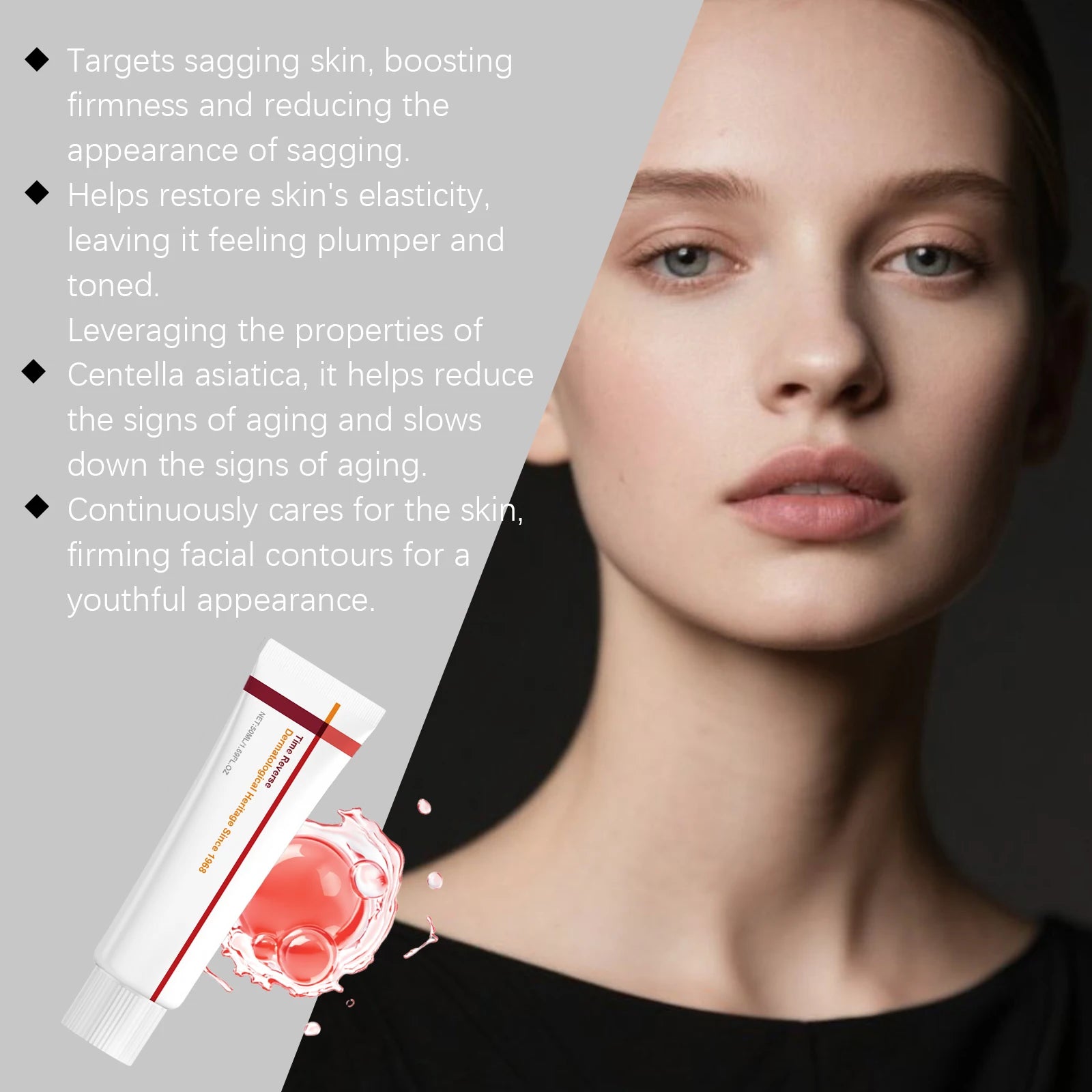 Centella Asiatica Time Reverse Cream | Advanced Fast-Absorbing & Nourishing Cream | Hydrates Firming Anti-Aging Face Cream Skin Care